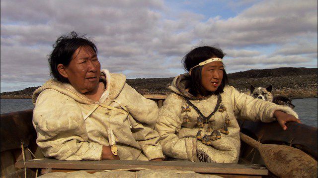 Before Tomorrow is the third and final installment of a trilogy that began with the ancient Inuit folk tale The Fast Runner and continued with The Journals of Knud Rasmussen which was set in the 20's.  This film is also a period drama, taking place in 1840 and following an Inuit grandmother and grandson as white men first begin to encroach upon Inuit territory.  After returning from a trip to hunt, the two find their entire community dead of smallpox.  Grandmother and grandson must gather the will to survive knowing that they are now totally alone.Stephen Holden from The Times says it "succumbs to ethnographic sentimentality in its idyllic depiction of the same world threatened by evil from outside... Before Tomorrow is frustratingly sketchy partly because it is not finally a survival tale but a mystical evocation of the power of Inuit mythology, and how the passing down of ancient wisdom can sustain the human spirit in the direst circumstances. But the unanswered questions still nag."